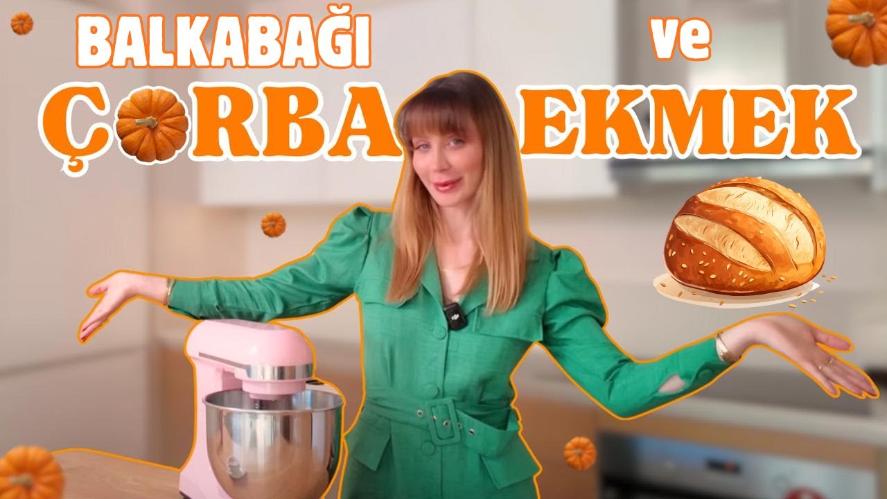 Bu Ekmek Beyine Benzedi!?🧠 Balkabağı Çorbası Yapalım 🎃