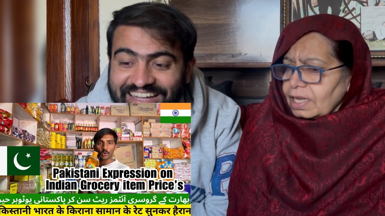 PAKISTANI 🇵🇰 EXPRESSION ON INDIAN 🇮🇳 GROCERY ITEM PRICE l PAKISTANI SHOCKED REACTION
