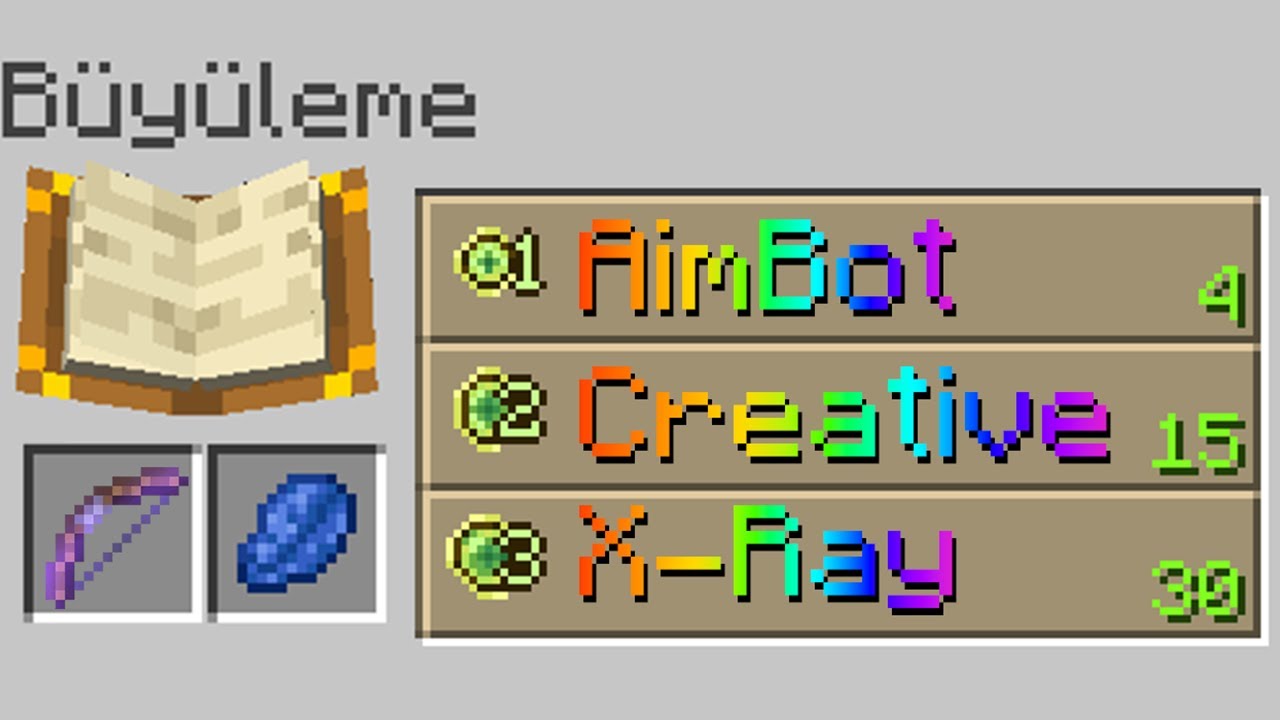 Minecraft ama ÖZEL BÜYÜLER VAR!