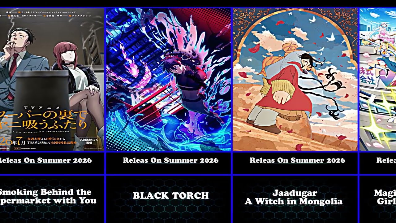 All Upcoming Anime Summer 2026