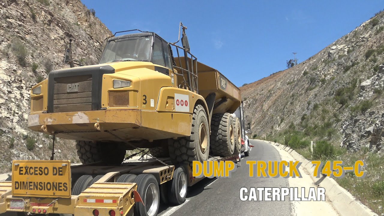 TRANSPORTANDO CAMION ARTICULADO 745-C CAT