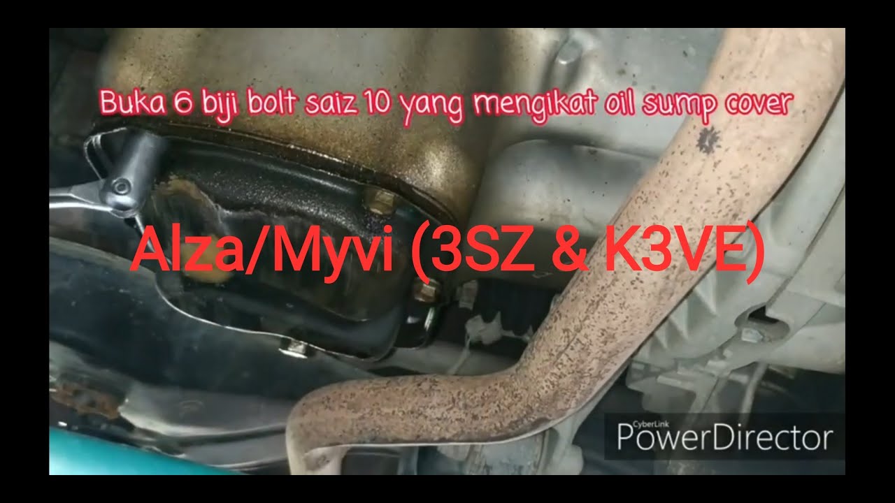 Oil sump cover alza/myvi, enjin K3 & 3SZ