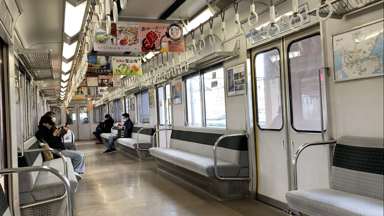 【界磁位相】近鉄8600系8601F(X51),8612F(X62)走行音(省エネ改造車) / Kintetsu-8600 sound