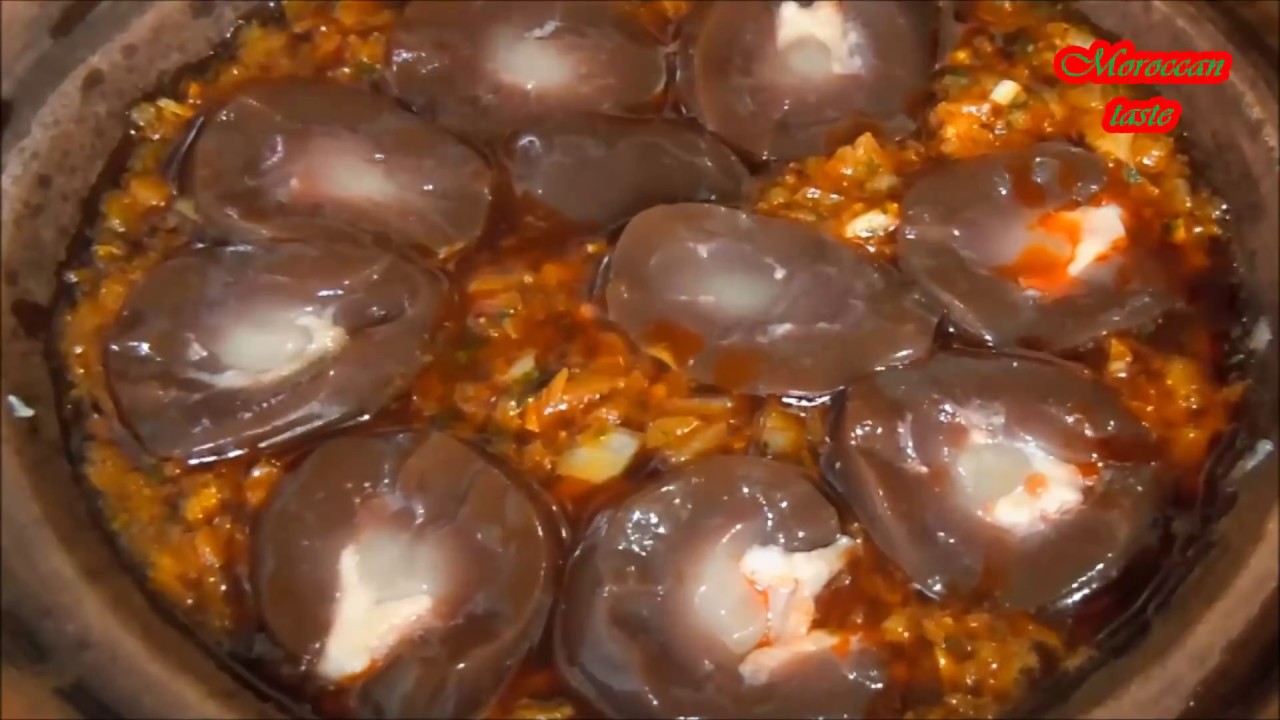 Moroccan lamb kidneys tajine