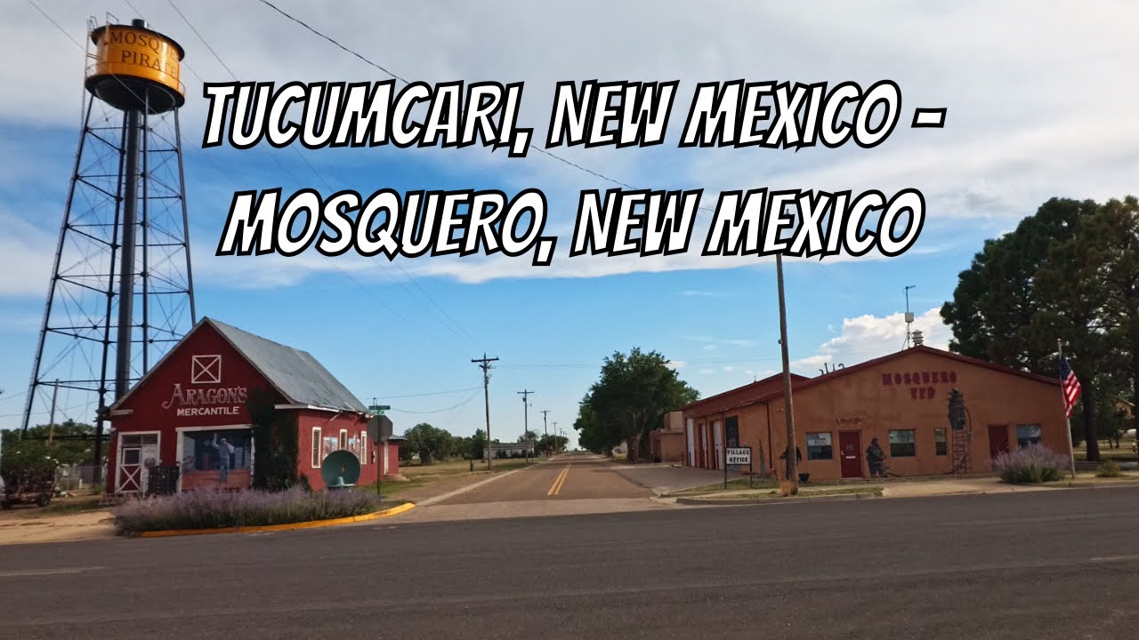 Tucumcari, New Mexico to Mosquero, New Mexico! Drive with me on a New Mexico highway!