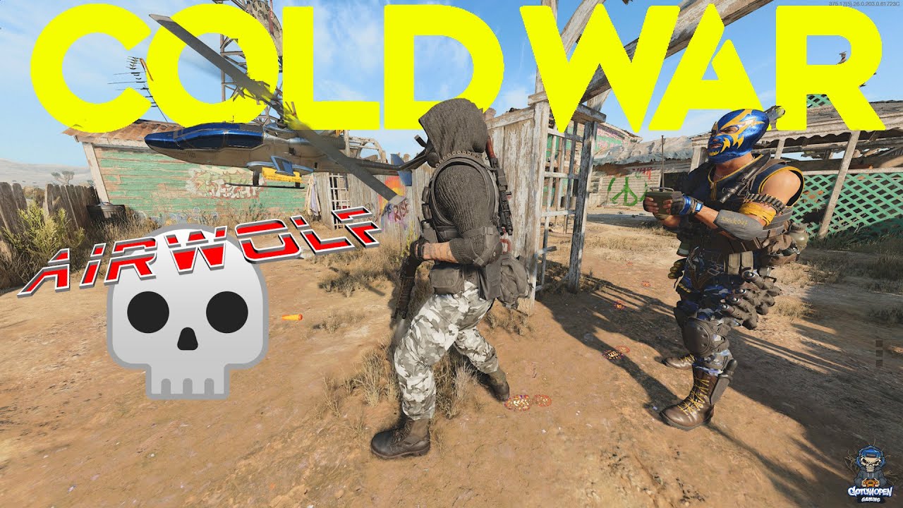 BRAND NEW Airwolf cold war finishing move - crash course - season 5 reloaded rc helicopter MONTAGE