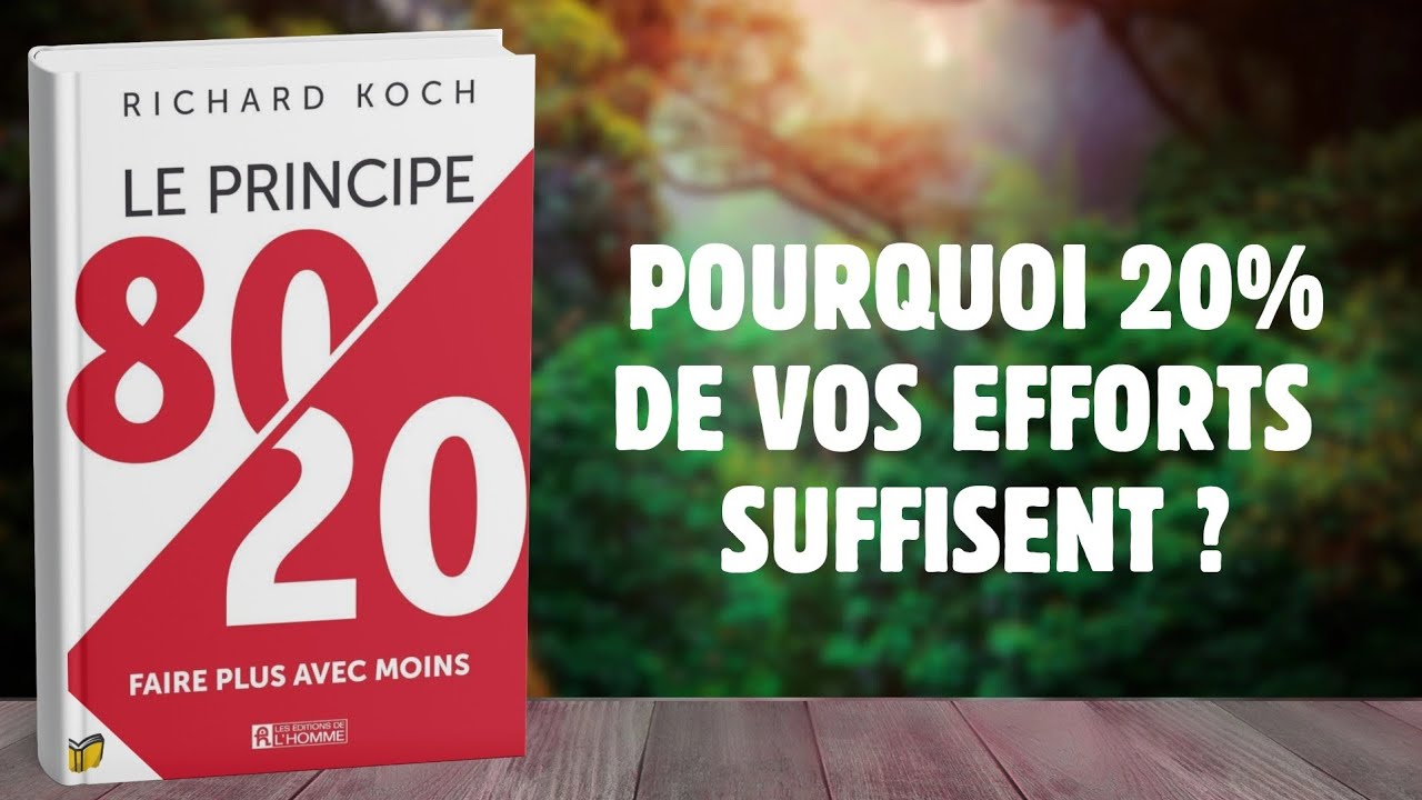 Faire plus avec moins : Le secret du Principe 80/20 !