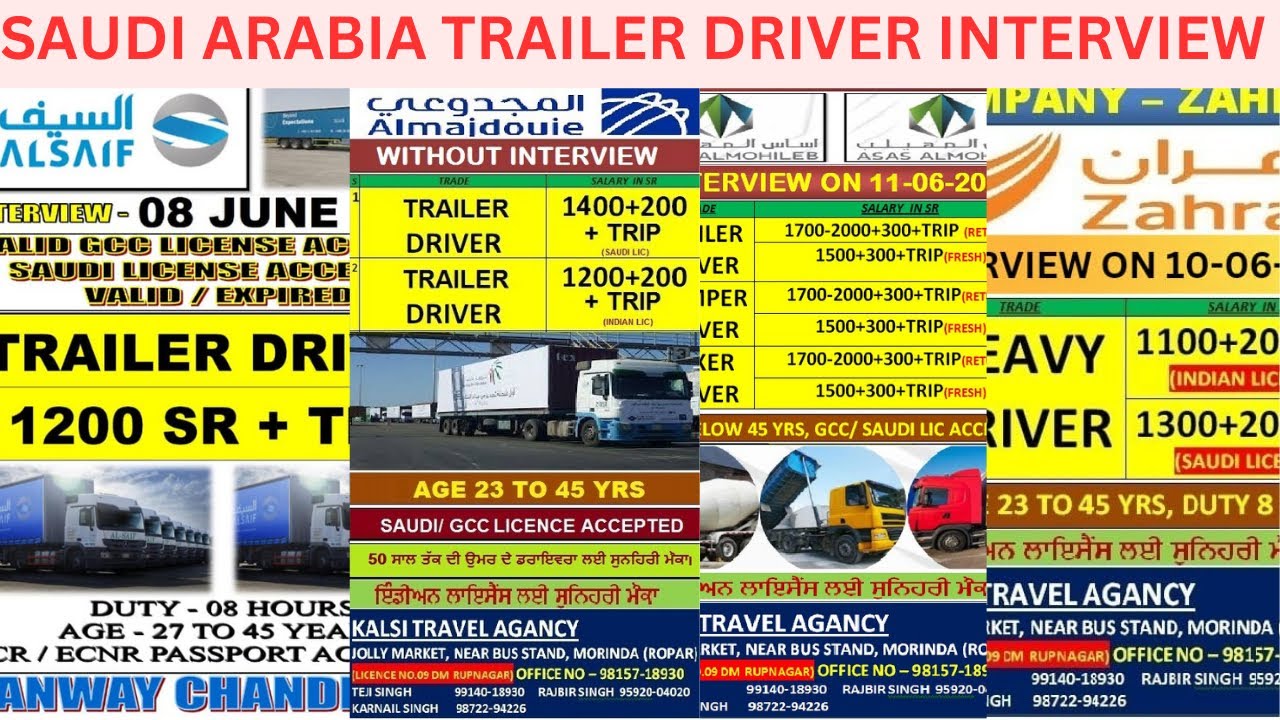 Saudi Arab heavy Trailer driver // (Interview￼ ) // full video #gulfdriver #saudiarabia #trucking