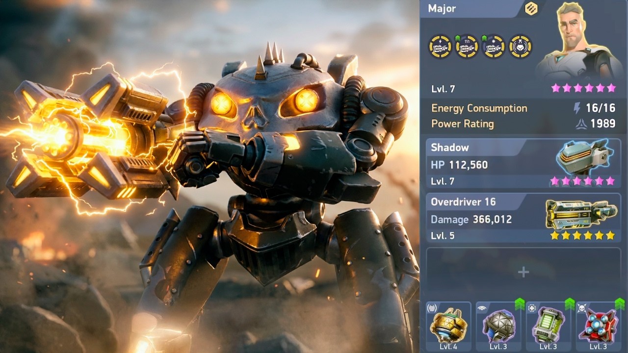 Shadow Makes Overdriver Even More Dangerous - Mech Arena