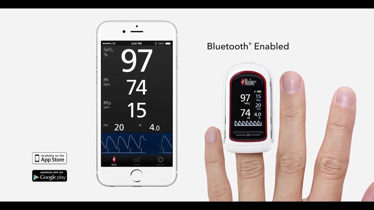 Masimo MightySat Wireless Fingertip Pulse Oximeter - Introduction and Instruction