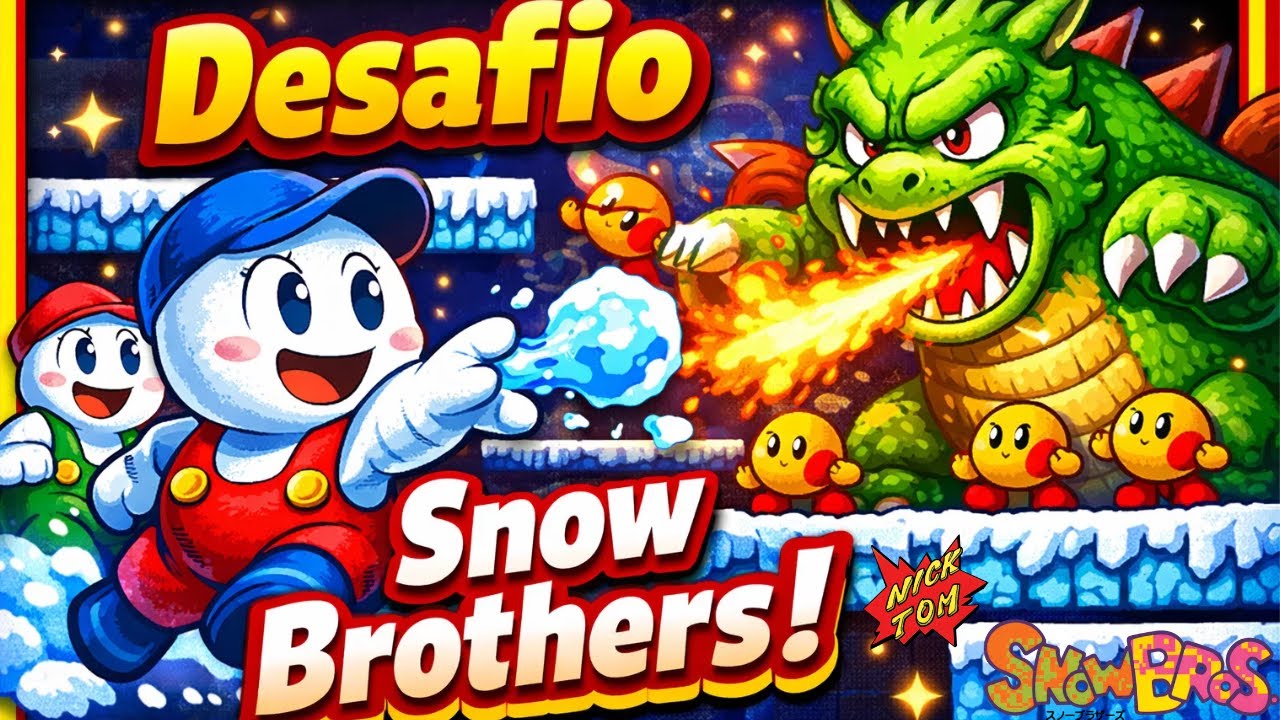 Descubra Snow Brothers - Minha Primeira Experiência no Nintendo!