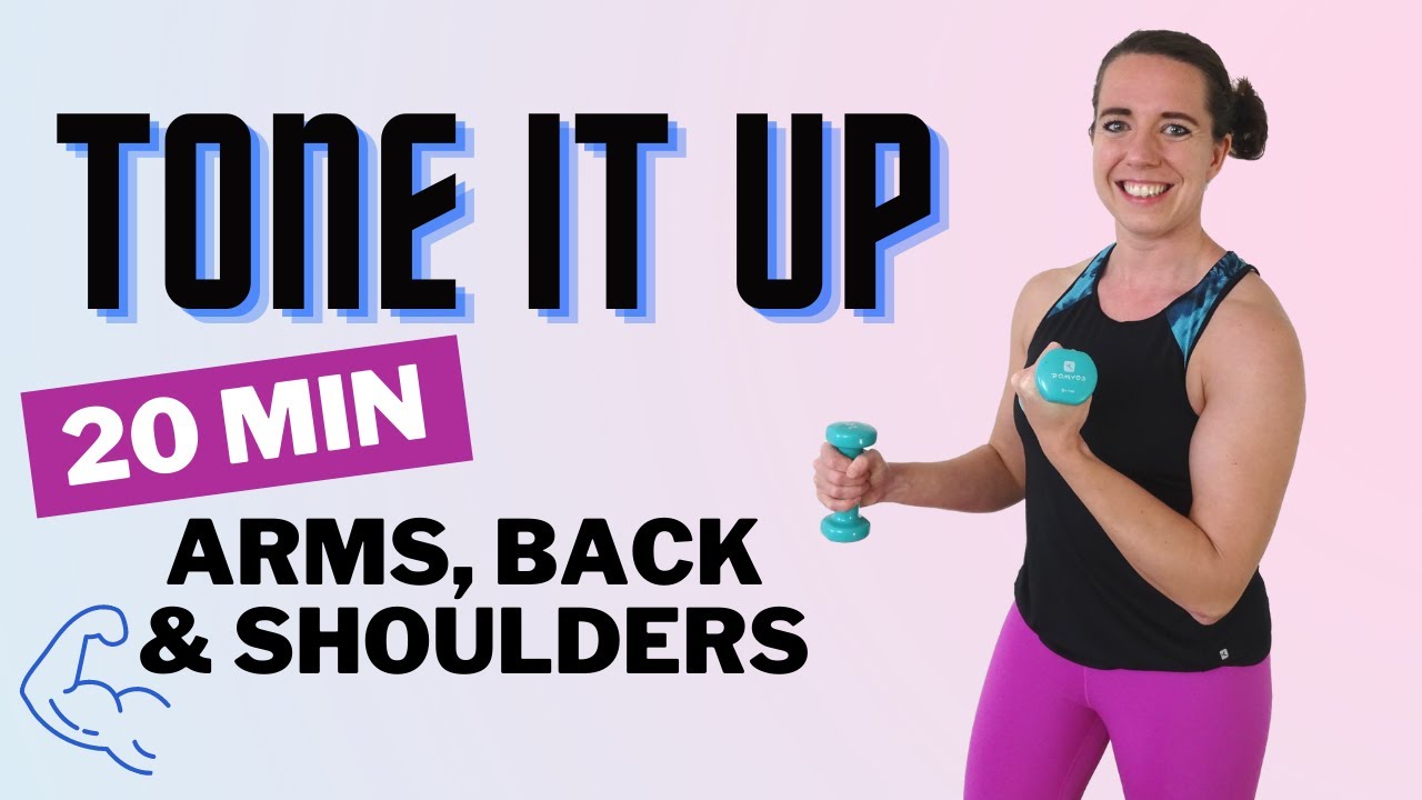 20 Minute ARMS & SHOULDERS Workout – Toning Exercises for Upper Body – At Home