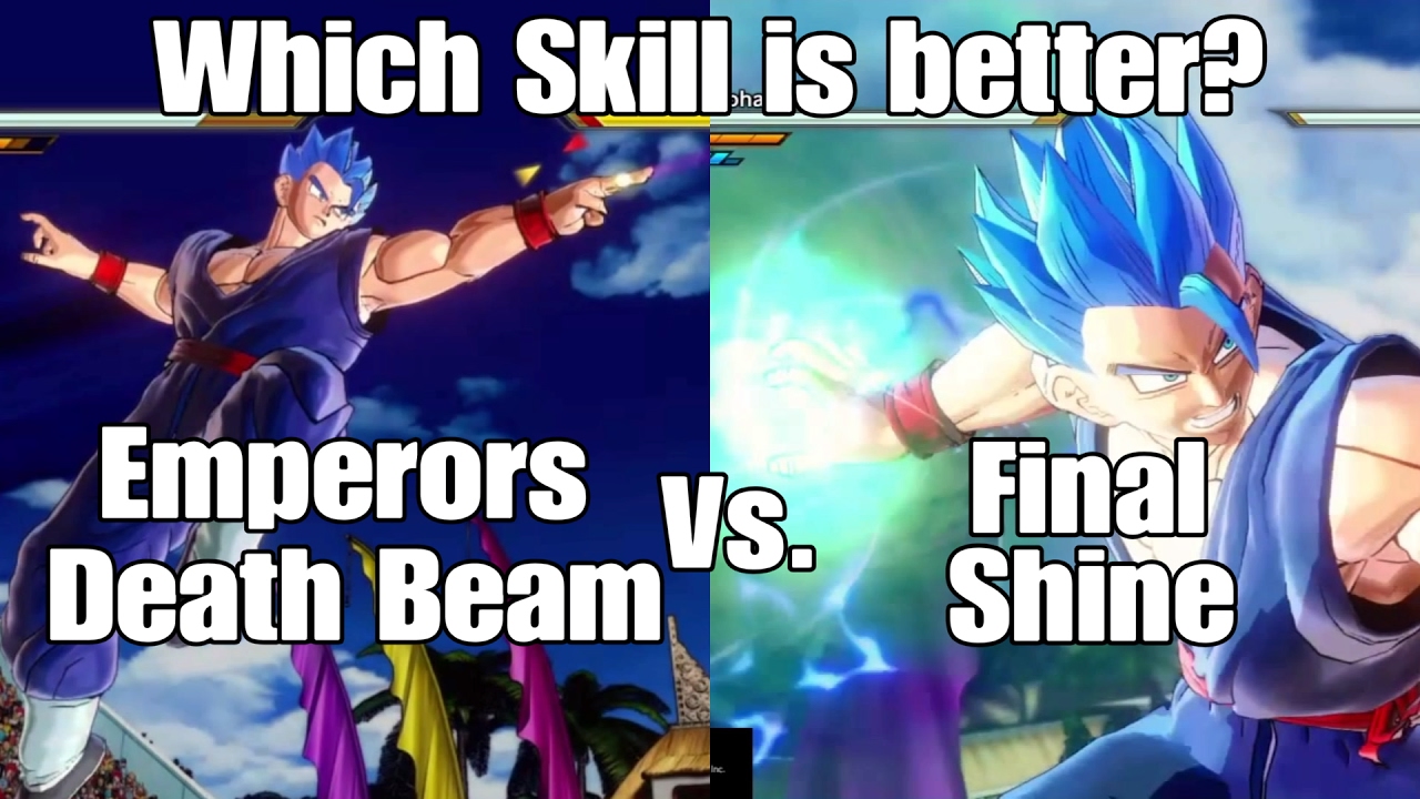 Dragon ball Xenoverse 2 Skill Test Emperors Death Beam VS. Final Shine!!