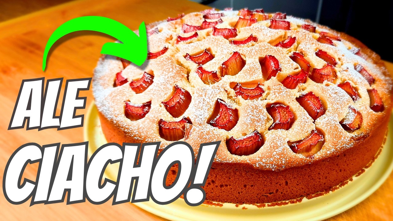 🍰PYSZNE CIASTO Z RABARBAREM 👉JAK ZROBIĆ PROSTE CIASTO | Nutka Smaku
