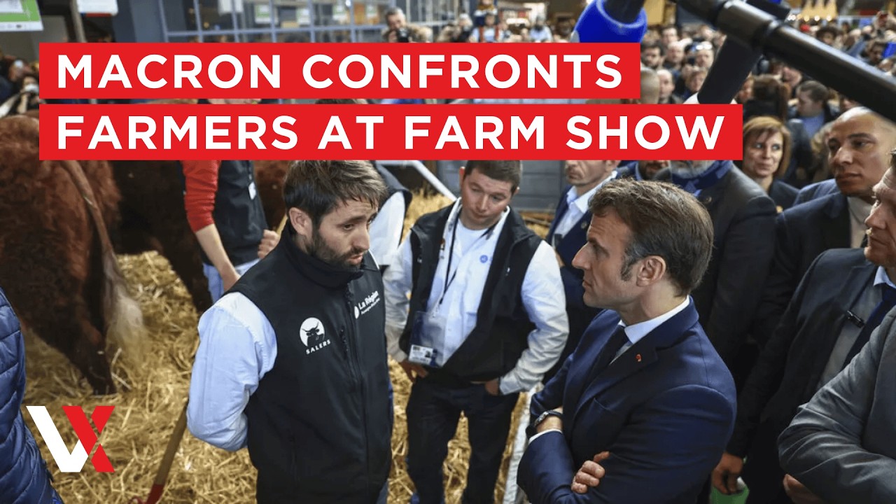 LIVE | French Prez Macron Opens Farm Show Amid Trade Fury, Cow Ban | VERTEX