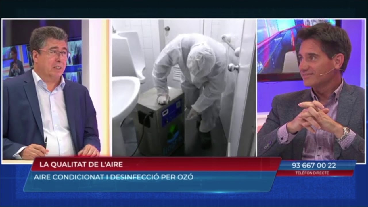 Desinfecció amb ozó a TEVE.CAT