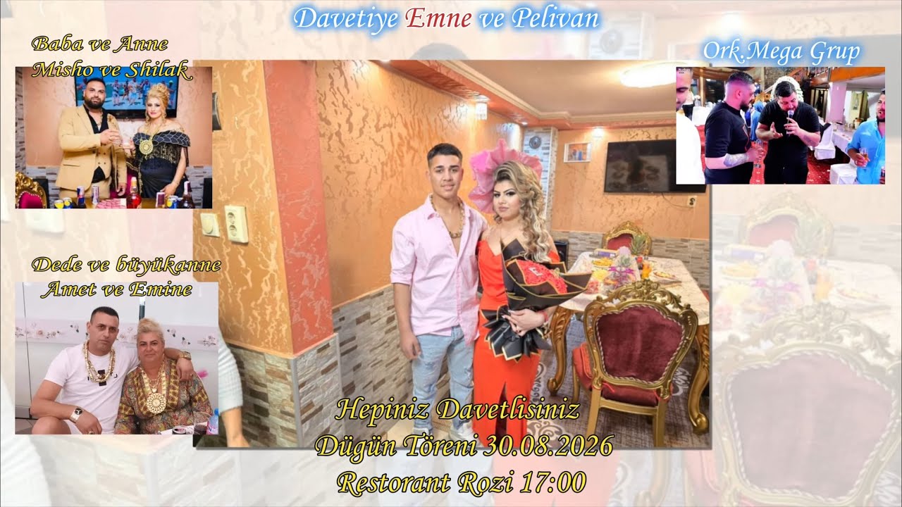 Davetiye Emne ve Pelivan 30.08.2026 
