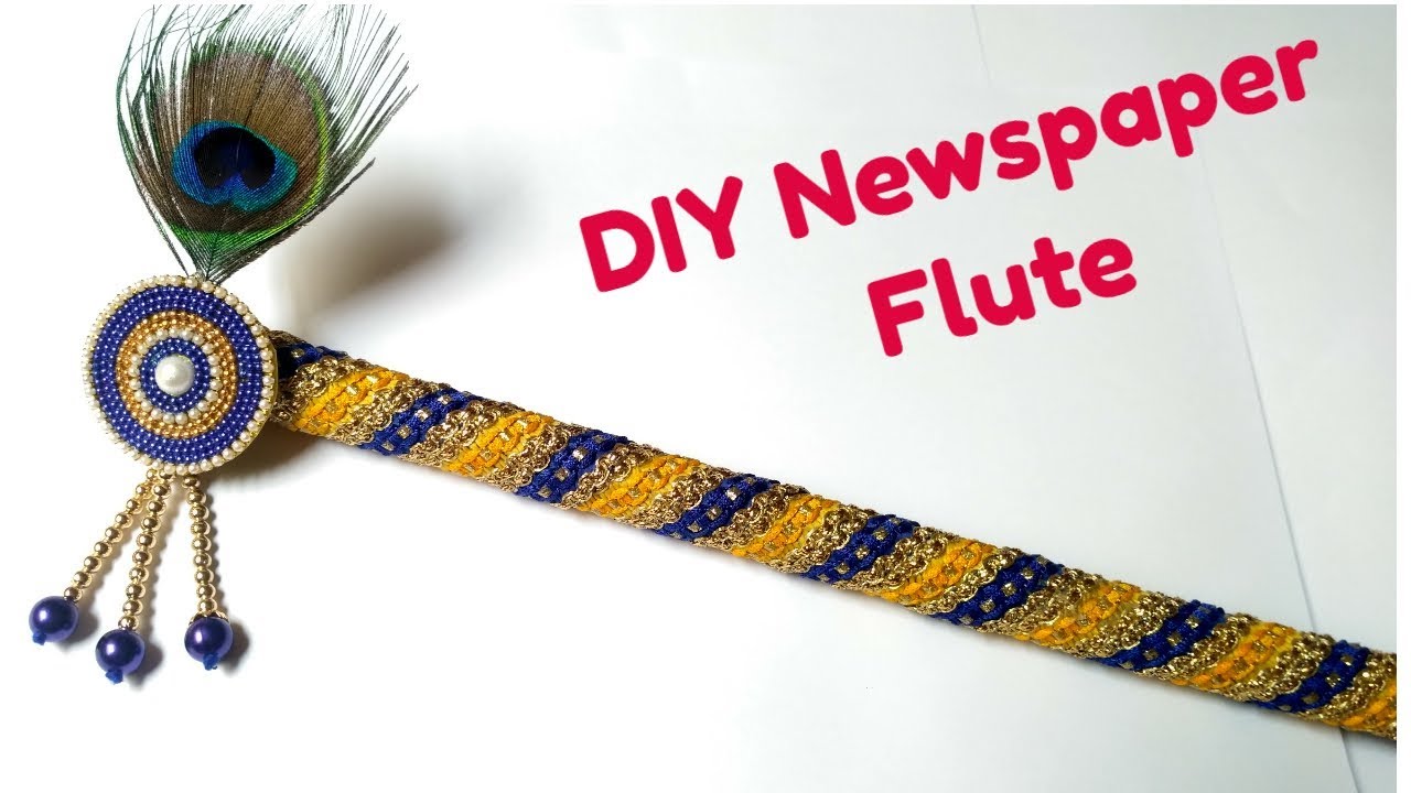 Shri Krishna flute / Bansuri/ Morali making at home / DIY Flute.