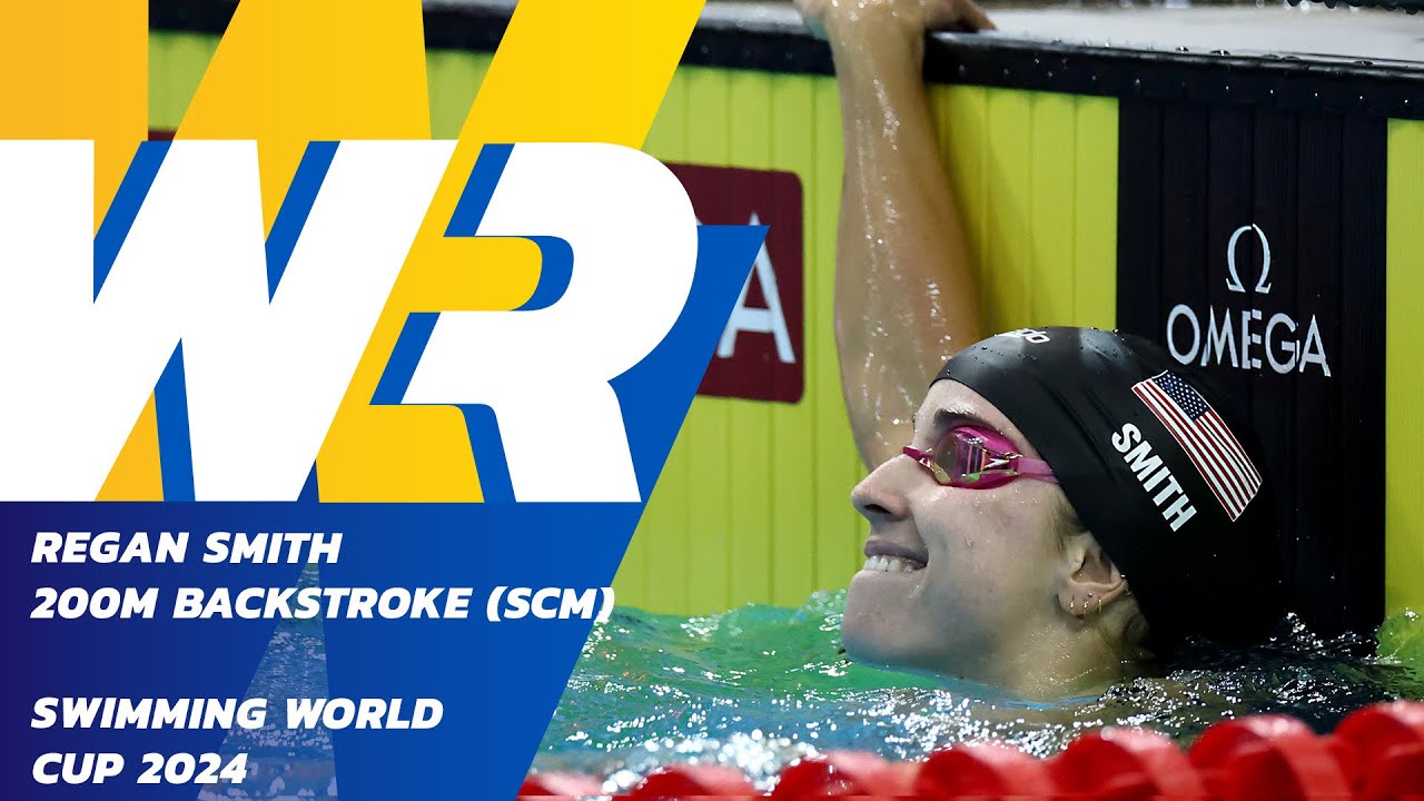 🇺🇸 Regan Smith Shatters 200m Backstroke WR on Swimming World Cup Finale! 🚀