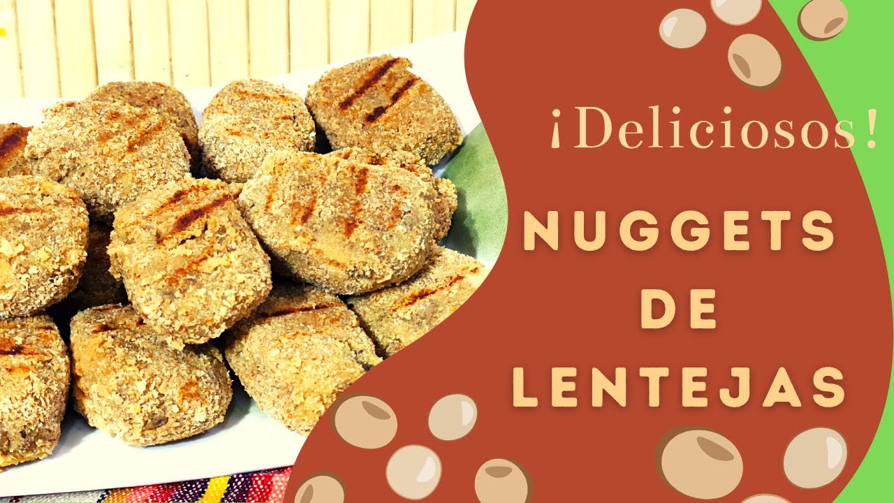 CÓMO HACER NUGGETS DE LENTEJAS? DELICIOSOS Y FÁCILES!
