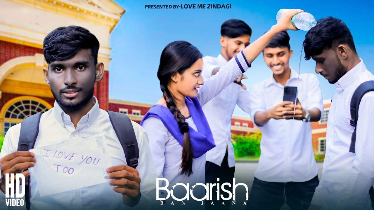 Baarish Ban Jaana | Jab Mai Badal Ban Jau | Stebin Ben | School Love Story | Reels Viral Song 2021