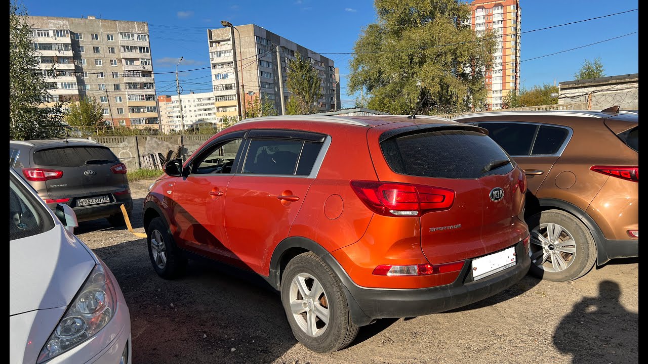 Рыжий Киа из Москвы на капиталке G4NA