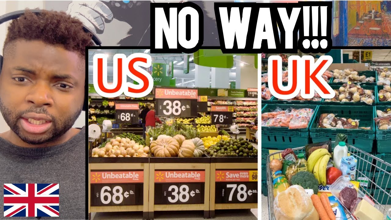 UK vs USA Grocery Prices - I CANNOT BELIEVE How Different They Are!
