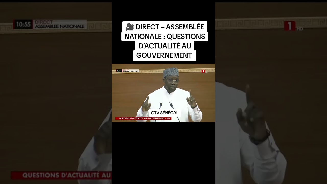 Questions d'actualit&eacute; au Gouvernement