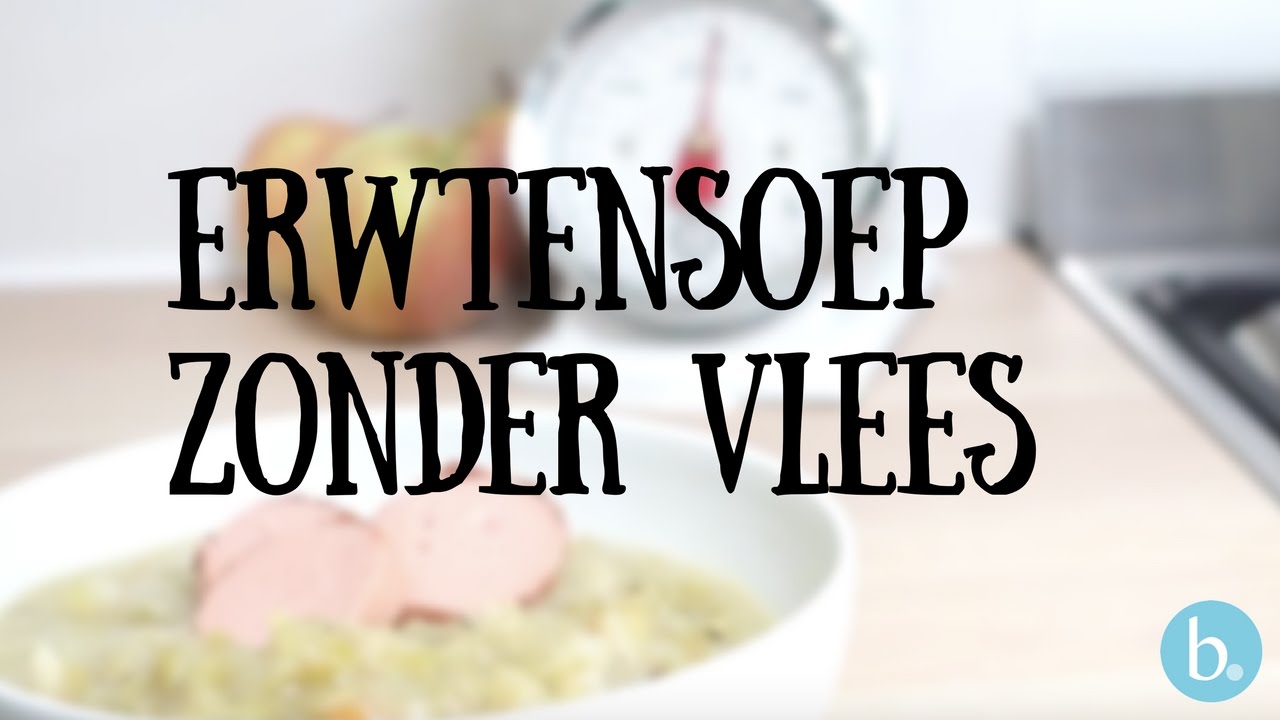 Erwtensoep maken zonder vlees