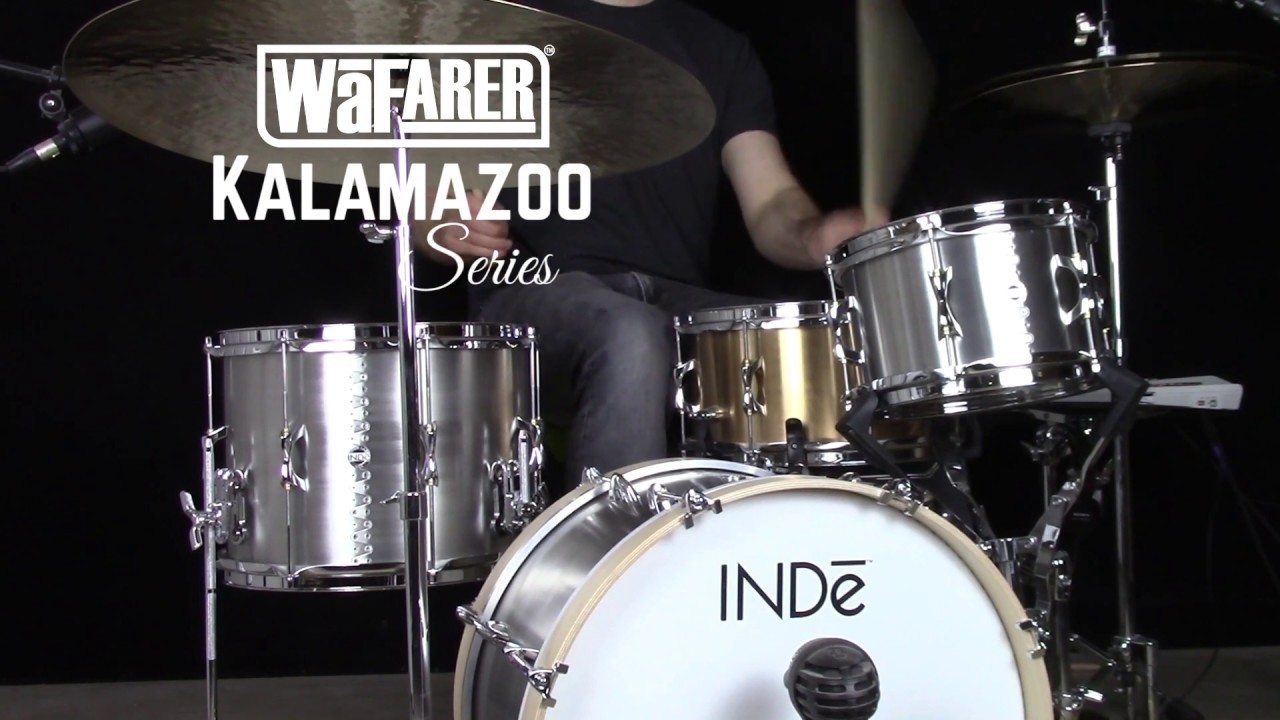 INDe WaFARER Kalamazoo Series Aluminum, 10x18, 10x14, 6x10, Byrne Cymbals