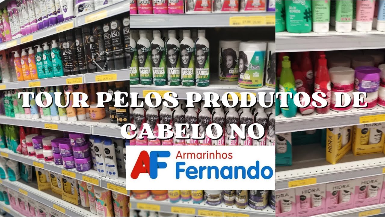 TOUR  PELOS PRODUTOS DE CABELO NO ARMARINHOS FERNANDO|Produtos baratos 