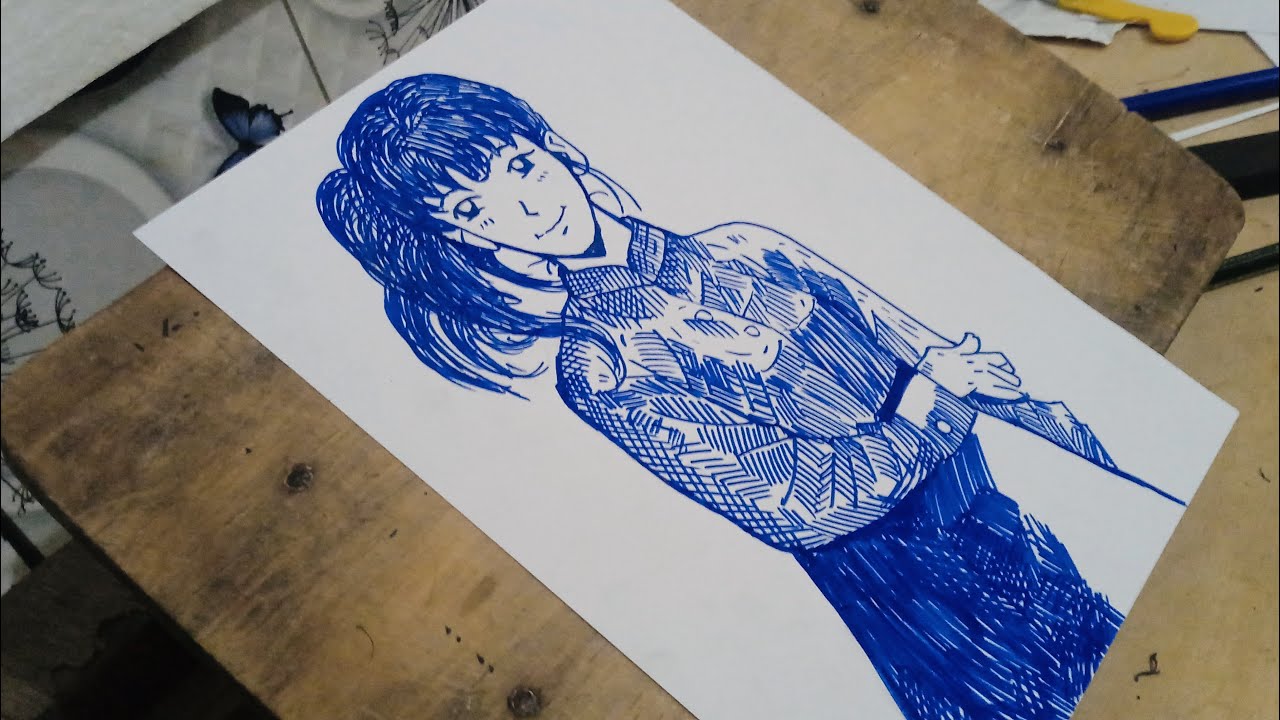 Easy Anime Drawing for Absolute Beginners (Timelapse)