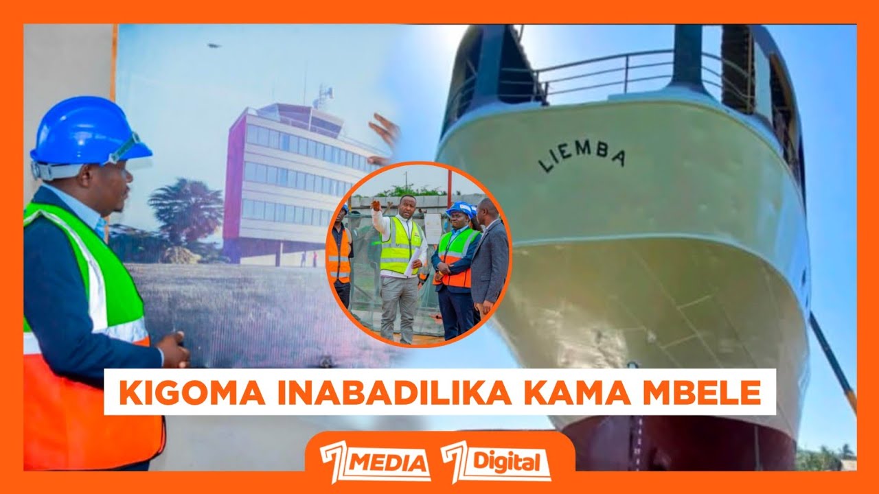 TAZAMA AIRPORT MPYA YA KIGOMA NA MELI KUBWA YA MV LIEMBA ILIVYOMSHANGAZA WAZIRI