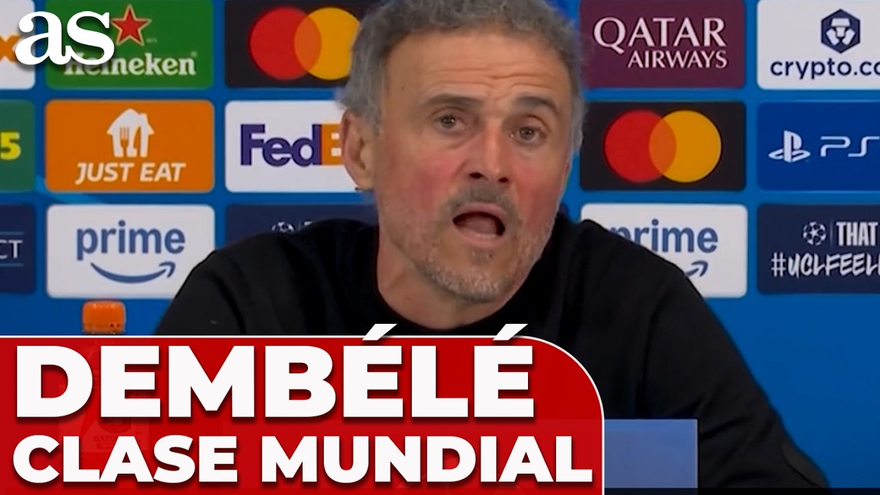 LUIS ENRIQUE analiza el PSG vs. LIVERPOOL FC (2-0) y se rinde ante OUSMANE DEMBEL&Eacute;