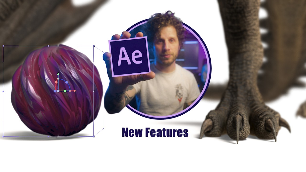 NEW FEATURES in AFTER EFFECTS: Object Mask, 3D Displacement, Depth of Field
