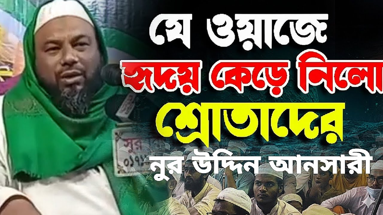 যে ওয়াজে মন কেড়ে নিলো শ্রোতাদের | নুর উদ্দিন আনসারী দয়ামিরী ওয়াজ | Nur Uddin Ansari Doyamiri Waz 
