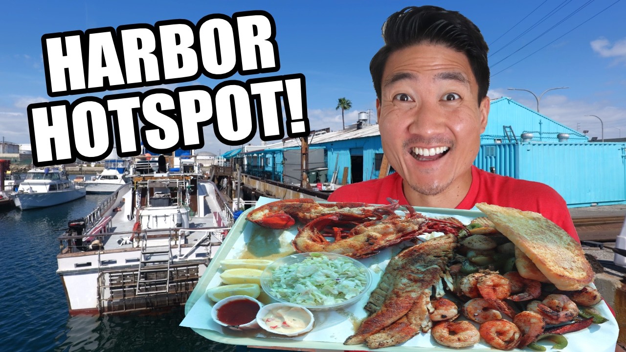 Eating at the BEST SEAFOOD MARKET in Long Beach! Lobster, Crab and More!