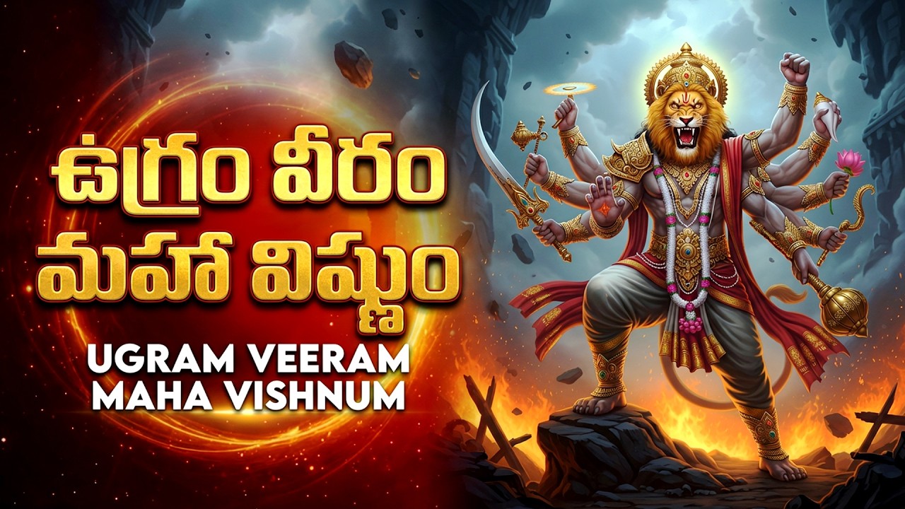 ఉగ్రం వీరం మహా విష్ణుం | Ugram Veeram Maha Vishnum Mantra | Powerful Narasimha Mantra