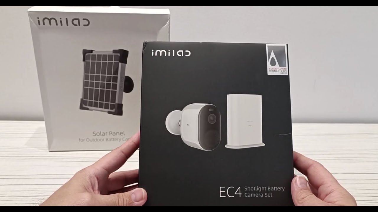 IMILAB EC4 - zewnętrzna kamera bezprzewodowa z panelem solarnym