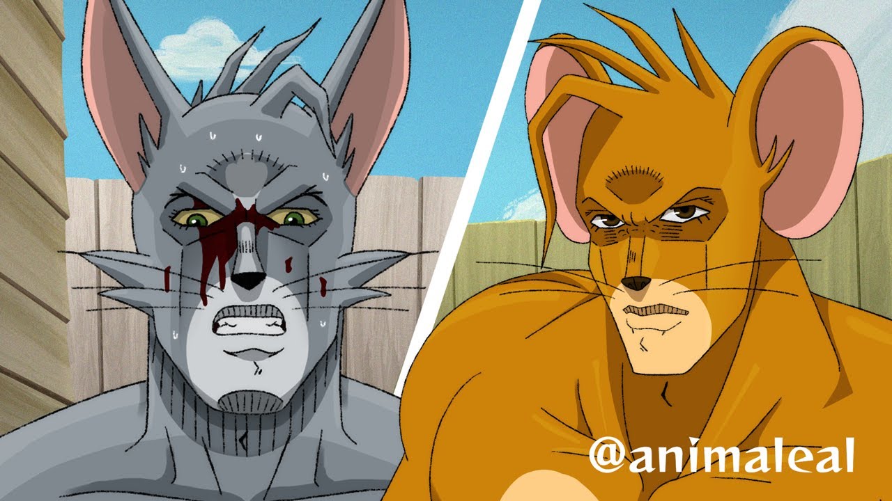 Tom VS Jerry (Paródia animada de JoJo's Bizarre Adventure)