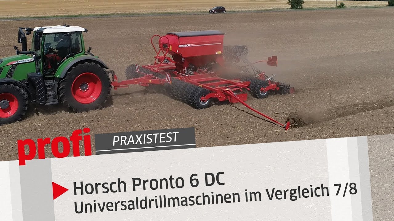 Horsch Pronto 6 DC im 6-m-Universaldrillmaschinen im Vergleich (7/8) | profi 