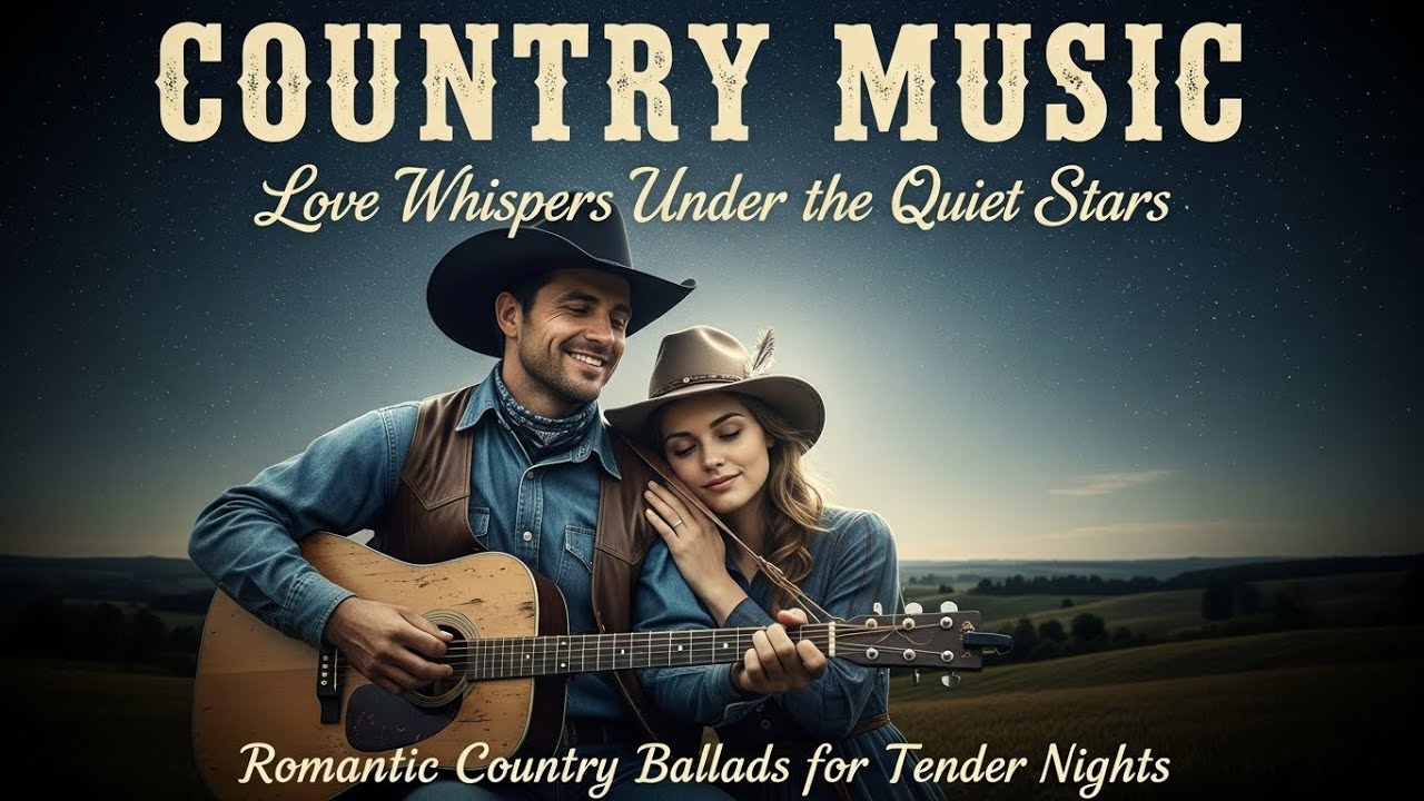 Love Whispers Under the Quiet Stars | Romantic Country Ballads for Tender Nights