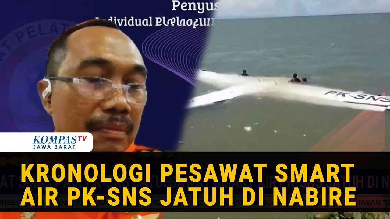 Terbaru! Pesawat Smart Air PK-SNS Jatuh di Pantai Nabire: 15 Orang Selamat