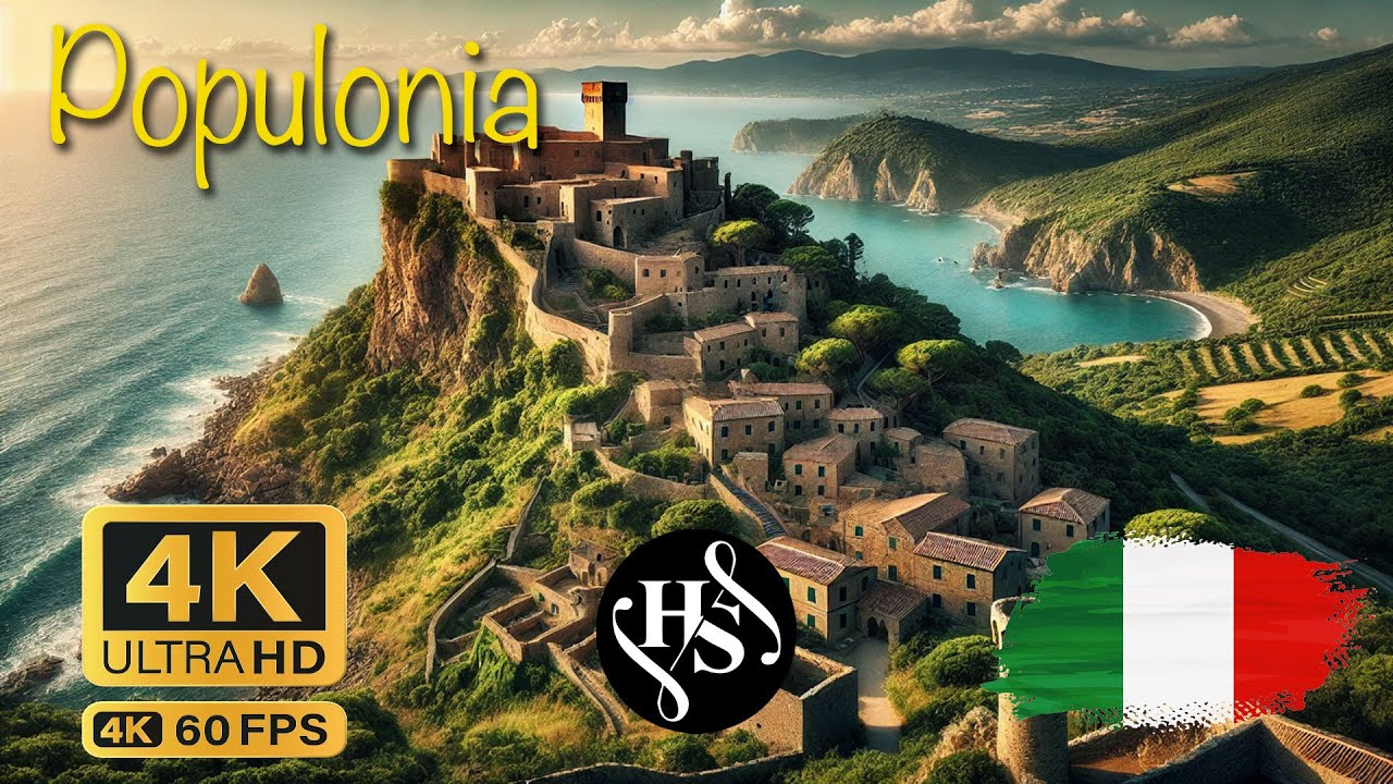 🏛️ Populonia Walking Tour | Ancient Etruscan City by the Sea 🇮🇹🌊✨