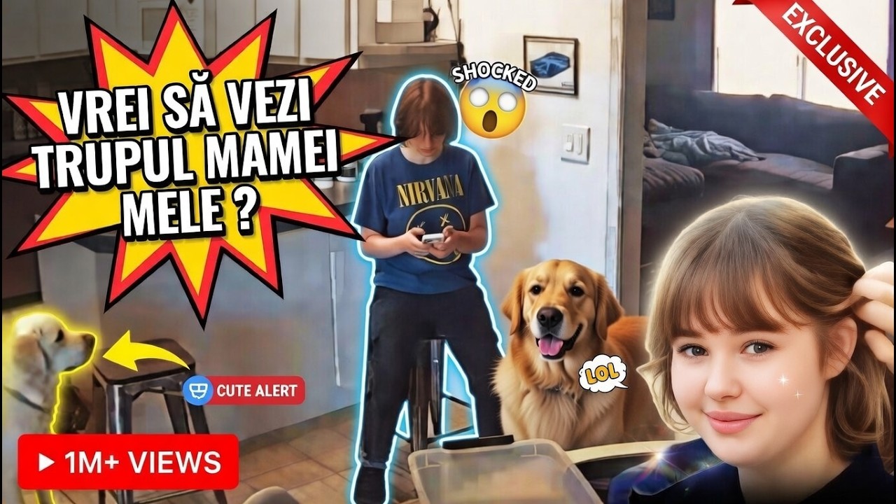 Adolescenta malefică realizează că a fost filmată