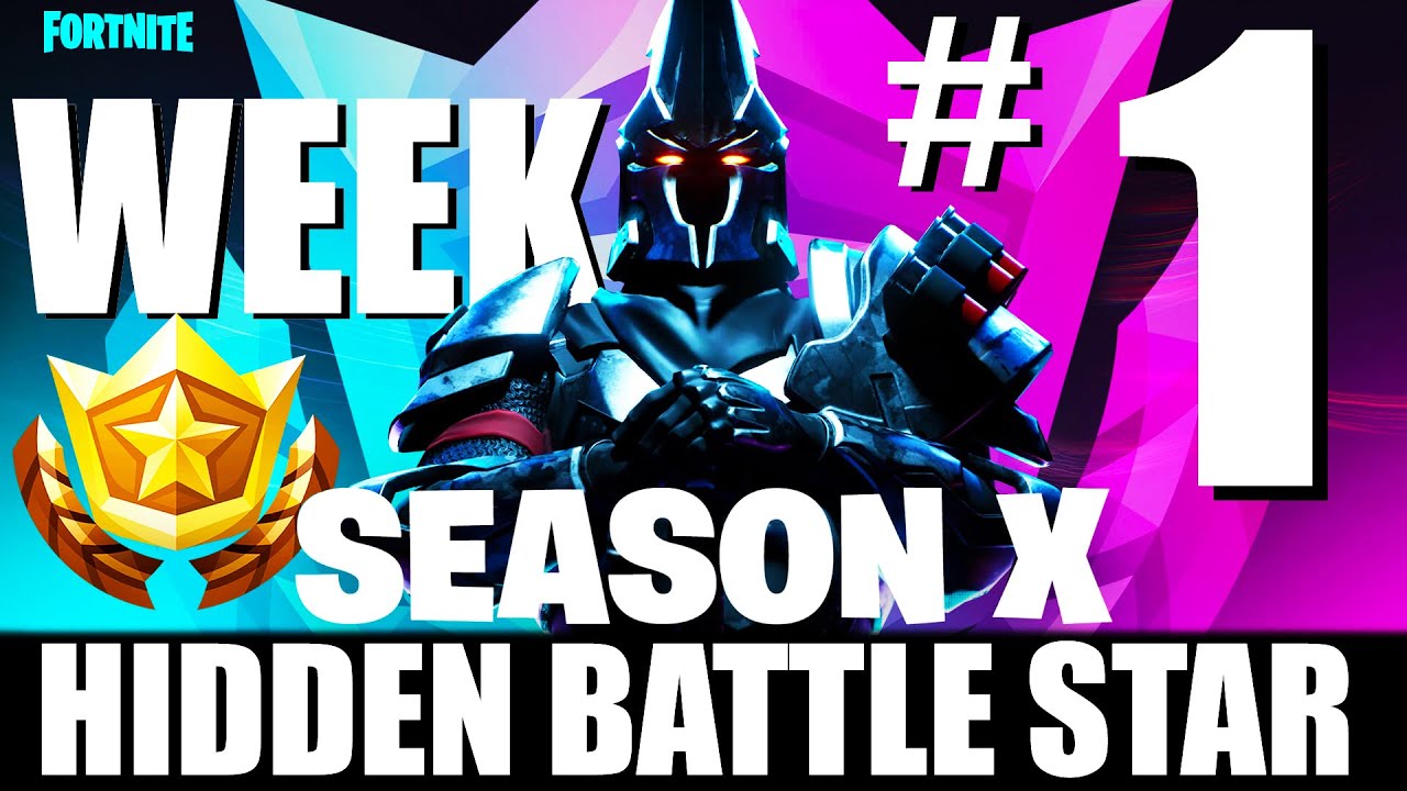Week 1 Hidden Battle Star Location - B.R.U.T.E Squad Loading Screen | Season X (10) | Fortnite
