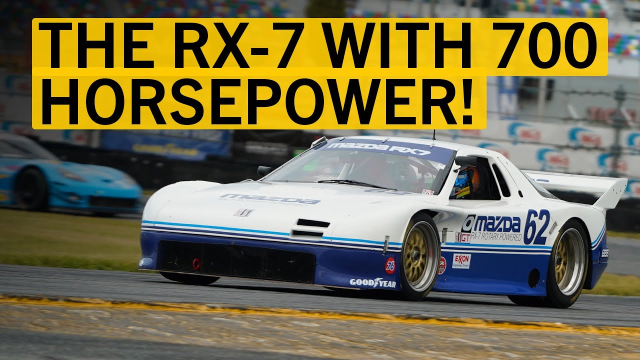 Driving the Legendary Mazda RX-7 GTO at Daytona
