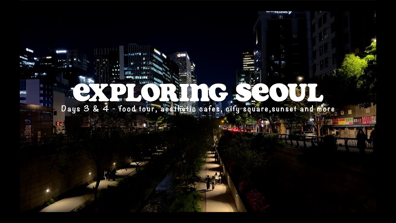Solo female traveller in Seoul - Travel Vlog