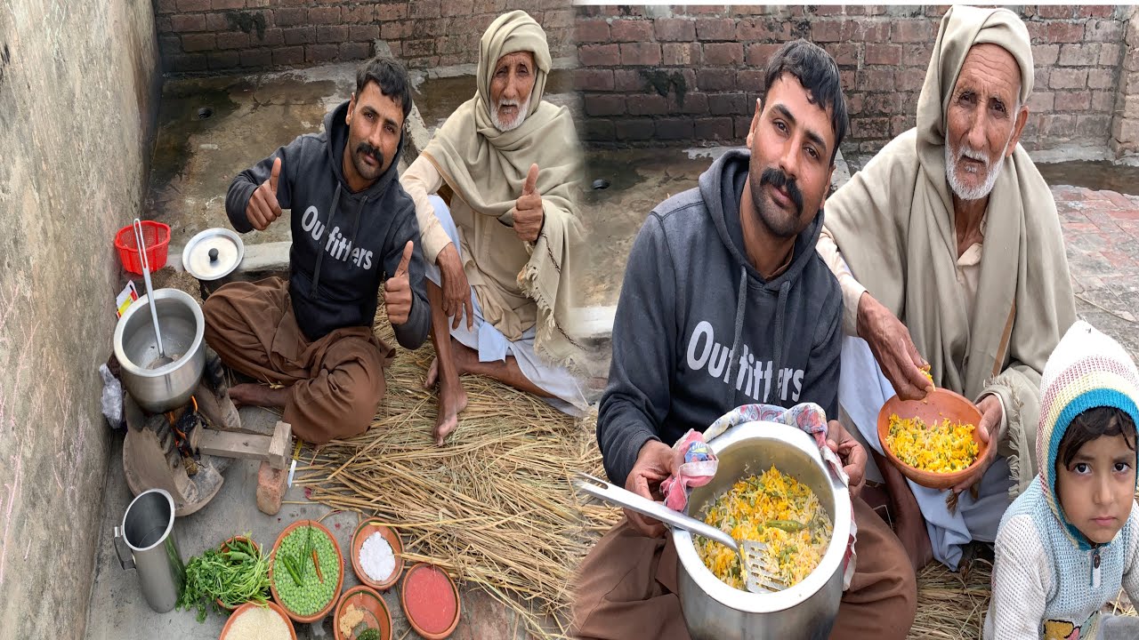 Matar Pulao With Dasi Tarka🔥 || Village Life Cooking || Ansar Dasi Vlog
