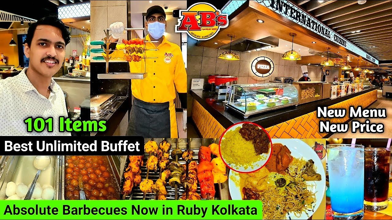 Absolute Barbecue Now in South Kolkata Ruby🔥|Best Unlimited Buffet in Kolkata|Unlimited Mutton Kebab